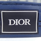 Dior High Top Oak Sneakers White Navy — view 6