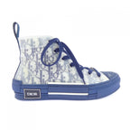 Dior High Top Oak Sneakers White Navy
