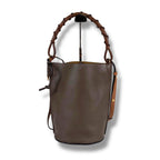 Loewe Gate Bucket Shoulder Bag Cocoa Brown — view 2