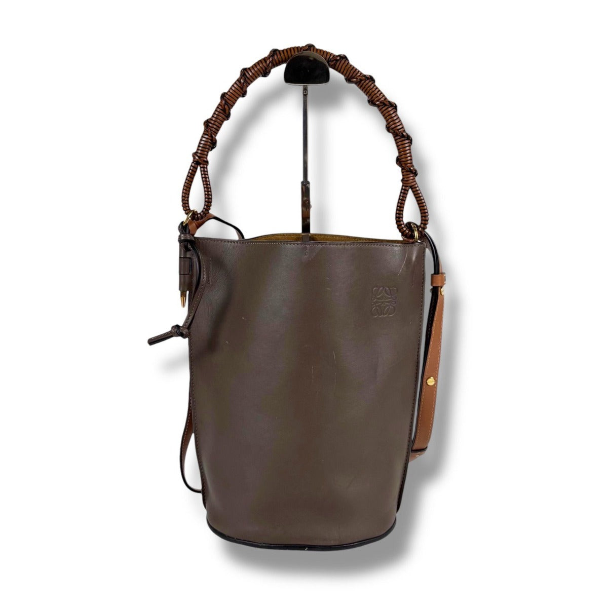 Loewe Gate Bucket Shoulder Bag Cocoa Brown — view 2