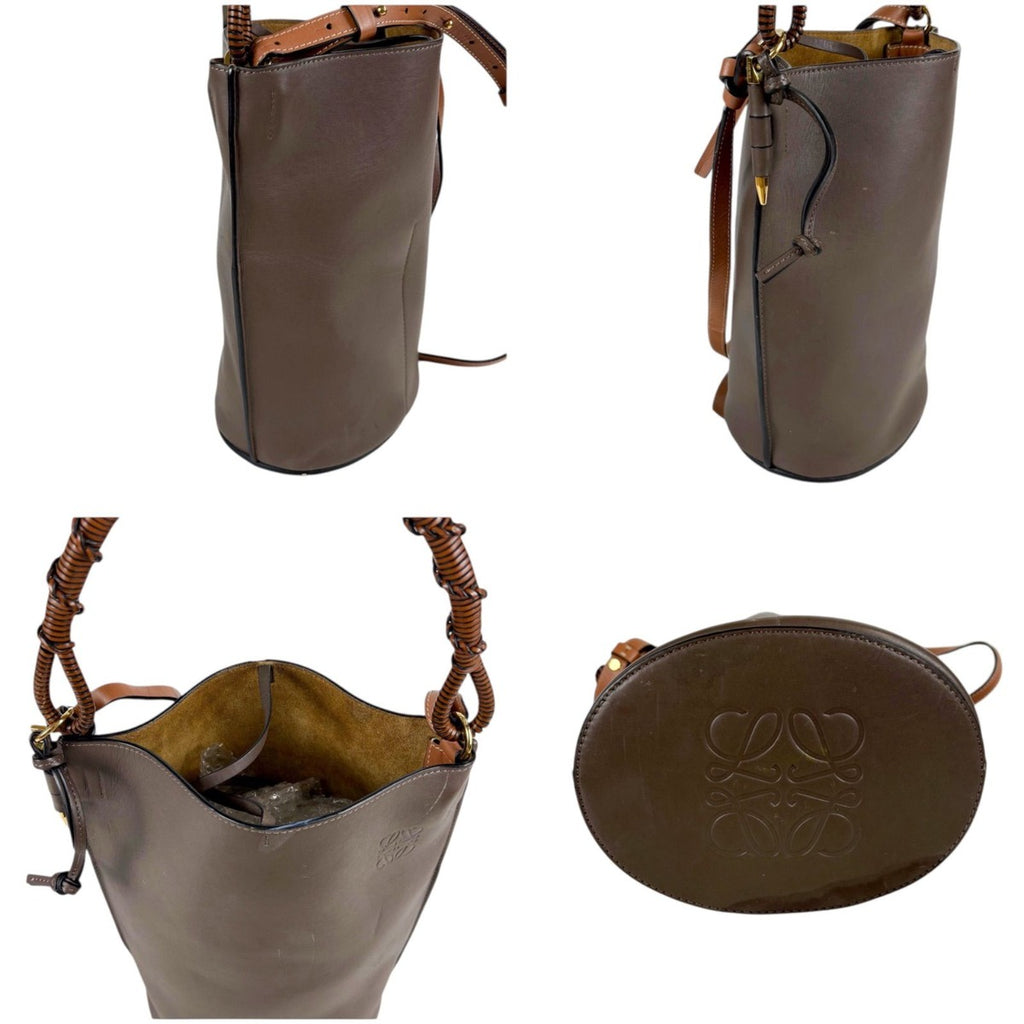Loewe Gate Bucket Shoulder Bag Cocoa Brown — view 4