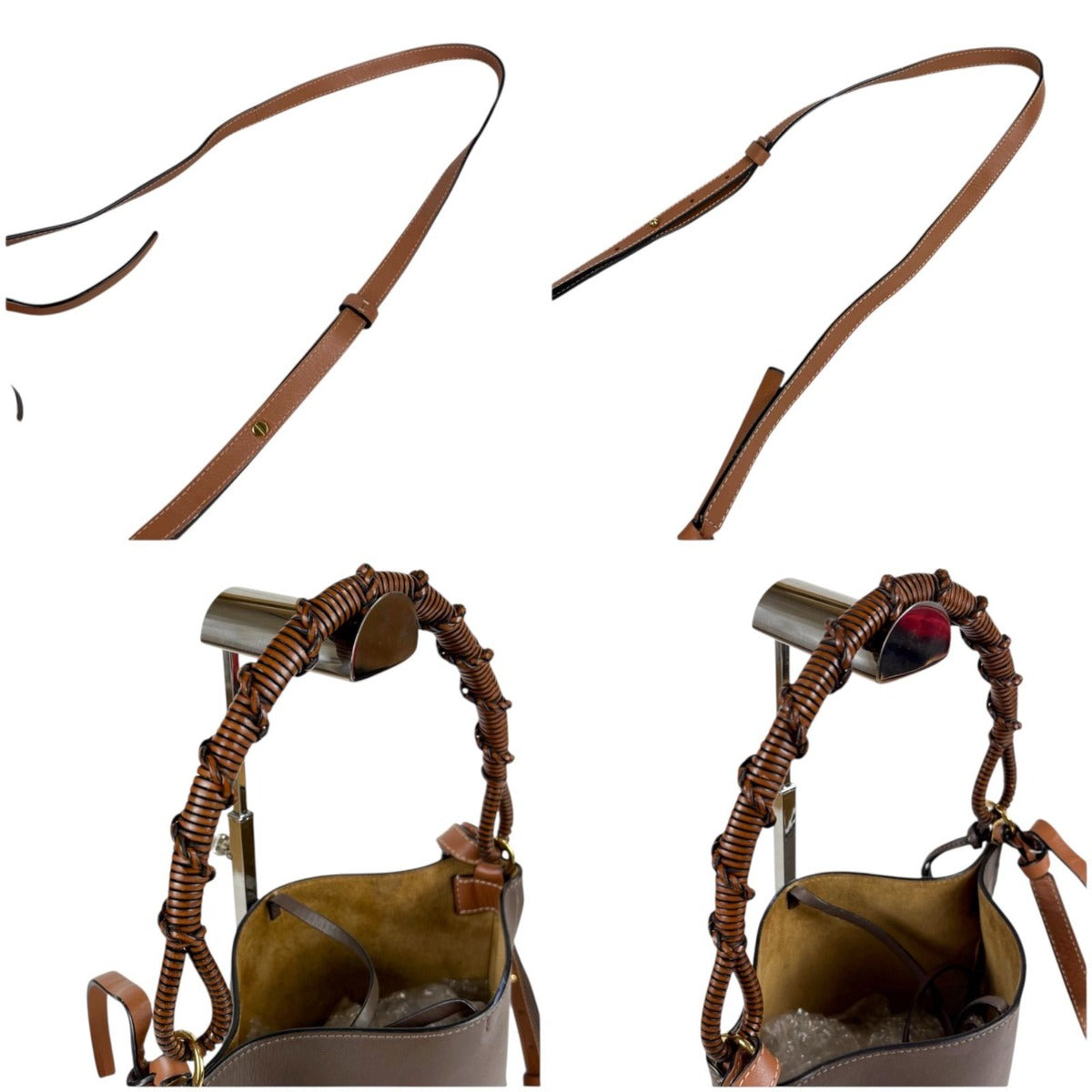 Loewe Gate Bucket Shoulder Bag Cocoa Brown — view 7