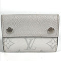 Louis Vuitton Trifold Wallet Discovery Compact Taiga Leather