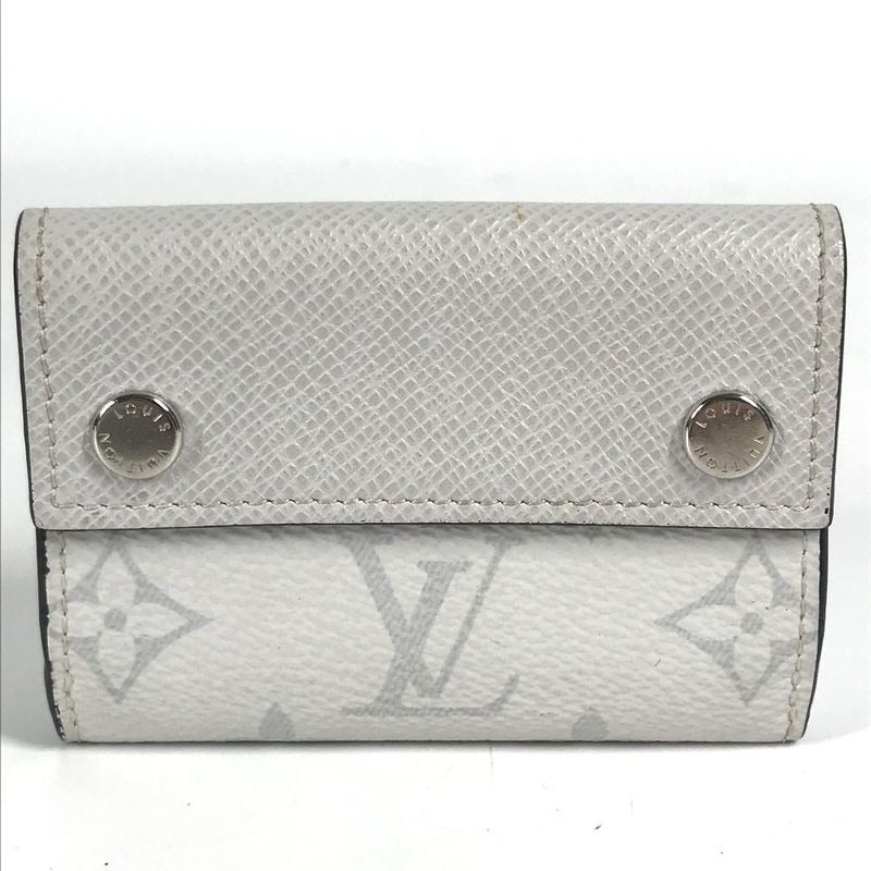 Louis Vuitton Trifold Wallet Discovery Compact Taiga Leather
