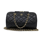 Chanel Mini Boston Chain Shoulder Quilted Ap4474 Chien Pangold