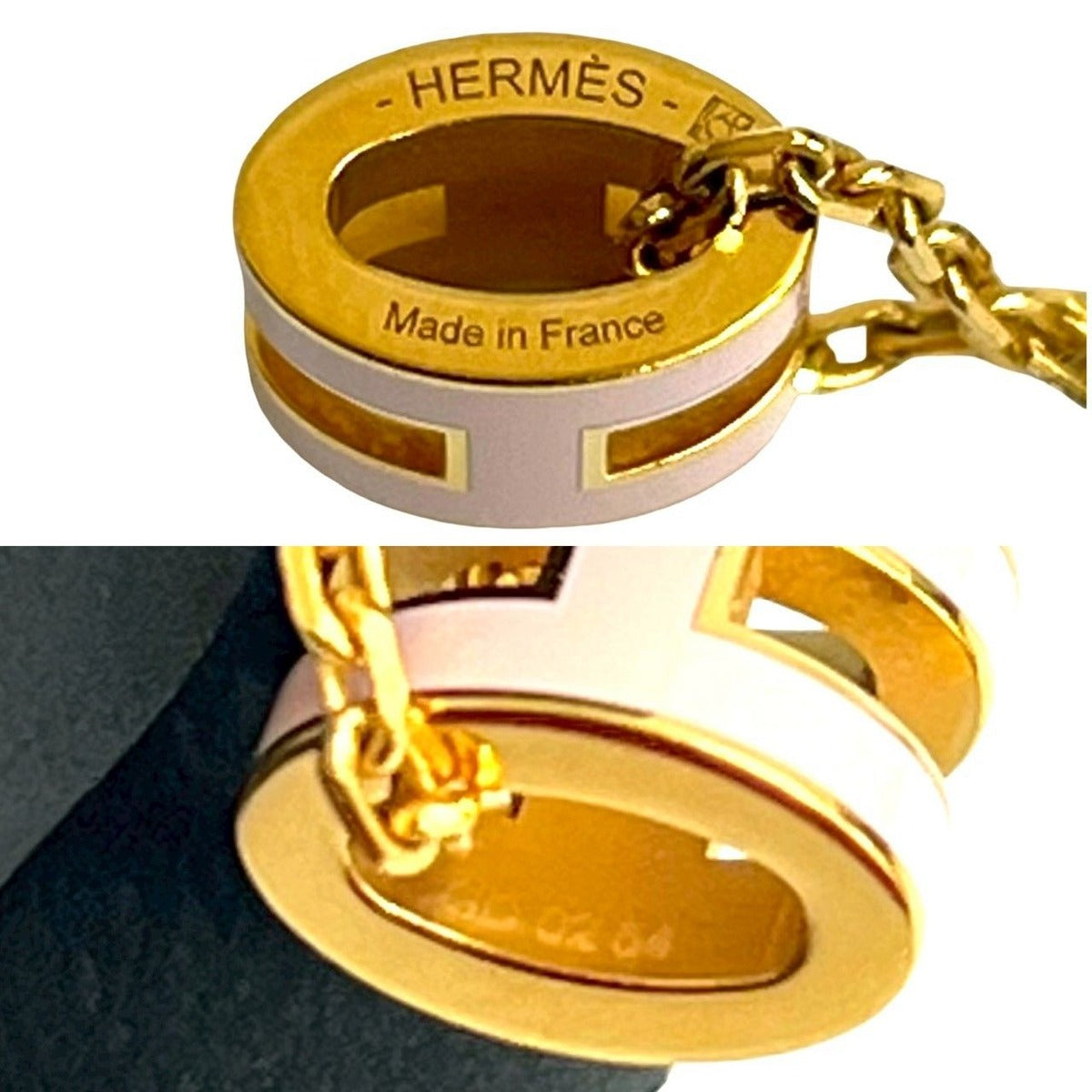 Hermes Box Mini Pop Necklace Pendant Choker Rose — view 2