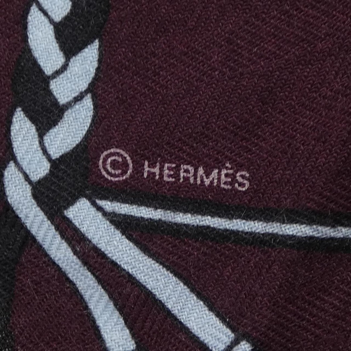 Hermes Shawl Silk Cashmere — view 4