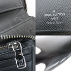Louis Vuitton Long Wallet Zippy Vertical Monogram Eclipse Black — view 7