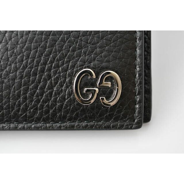 Gucci Wallet Fold Dorian Black Calf Leather Never — view 3