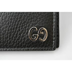Gucci Wallet Fold Dorian Black Calf Leather Never — view 3