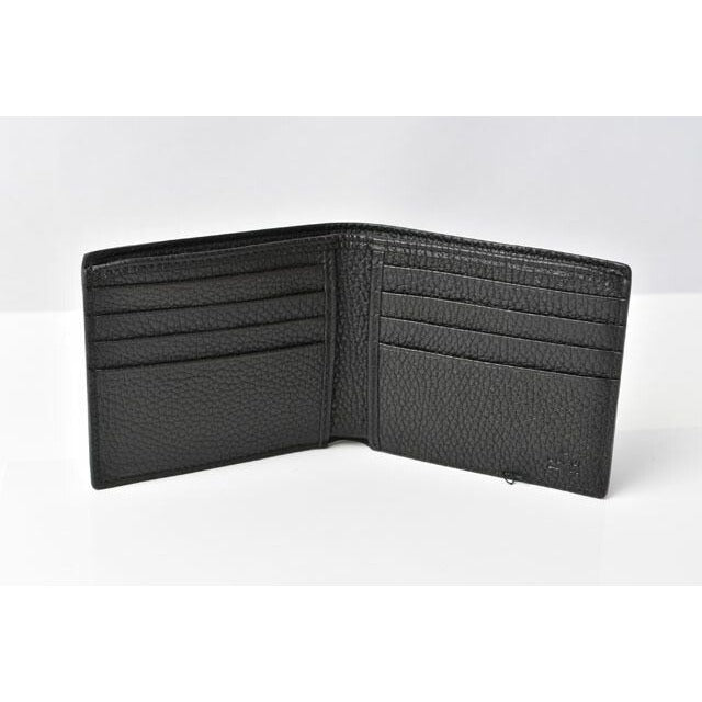 Gucci Wallet Fold Dorian Black Calf Leather Never — view 6