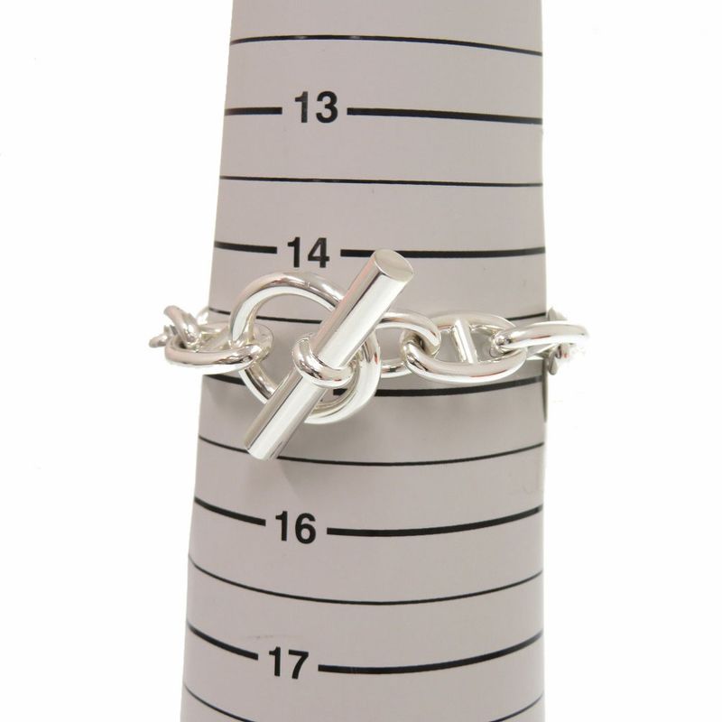 Hermes Chaine D'ancre GM 11 Frames Silver 925 Bracelet 0506 — view 5