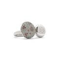 Loewe Ring Silver Anagram Rhinestone