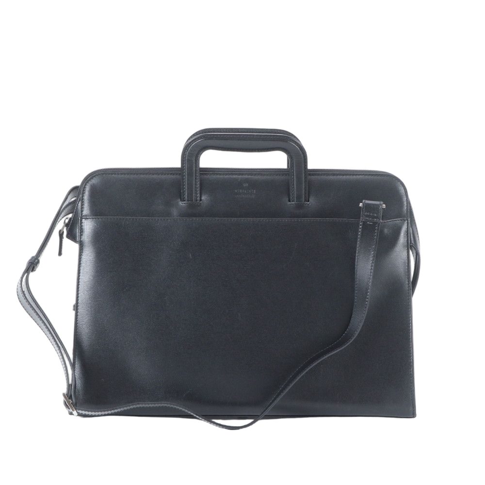 Gucci 015 Leather 2-Way Business Shoulder Document Briefcase Tote