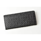 Loewe Wallet Long Anagram Calfskin Black — view 2