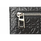 Loewe Wallet Long Anagram Calfskin Black — view 3