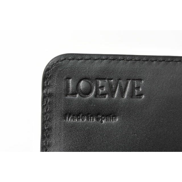 Loewe Wallet Long Anagram Calfskin Black — view 6