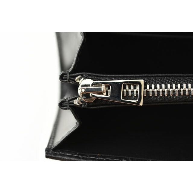 Loewe Wallet Long Anagram Calfskin Black — view 8