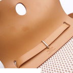 Hermes Herbag TPM Natural Black Silver Toile Vache Shoulder Bag — view 6