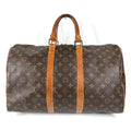 Louis Vuitton Boston Bag Keepall 45 Monogram Canvas Brown