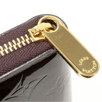 Louis Vuitton Round Zipper Long Wallet With Change Pocket Vernis Amarante Zippy — view 3
