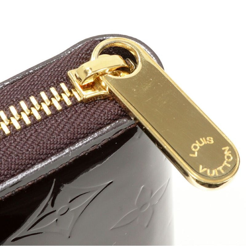 Louis Vuitton Round Zipper Long Wallet With Change Pocket Vernis Amarante Zippy — view 3