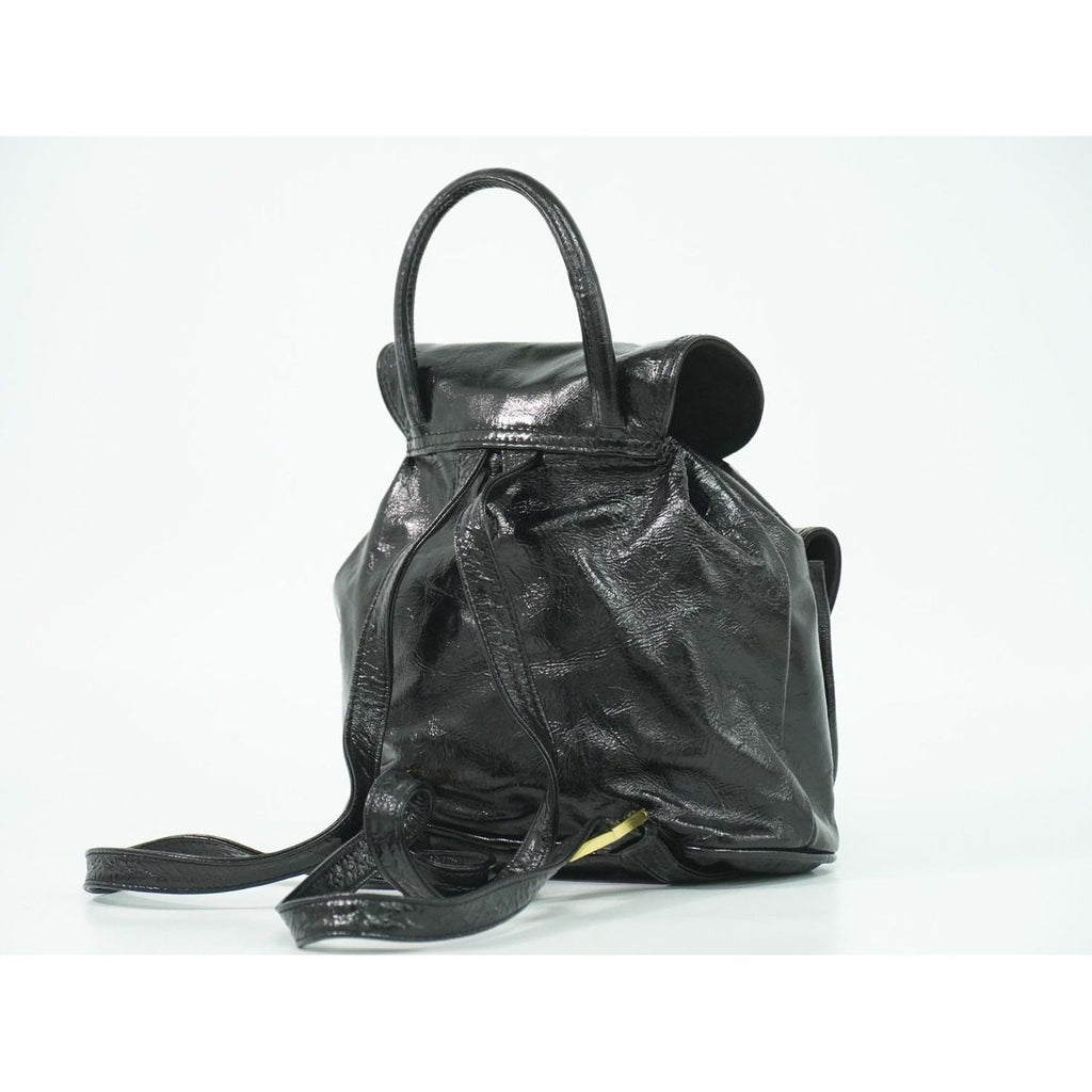 Fendi Patent Leather Backpack Black — view 2