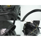 Fendi Patent Leather Backpack Black — view 8