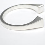 Hermes Bracelet Bangle Cour De Forge LG AG 925 SV Silver Jewelry — view 3