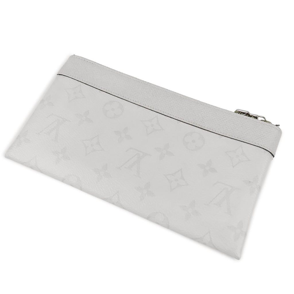 Louis Vuitton Pochette Discovery PM Antarctica Taigarama Pouch Monogram Clutch — view 2