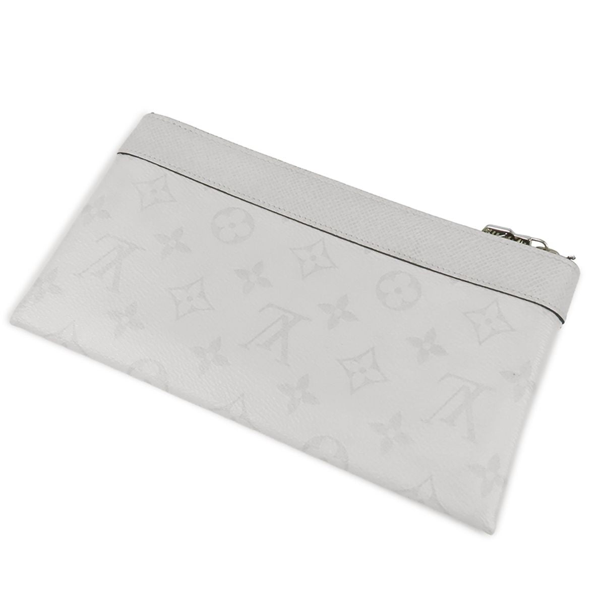 Louis Vuitton Pochette Discovery PM Antarctica Taigarama Pouch Monogram Clutch — view 2