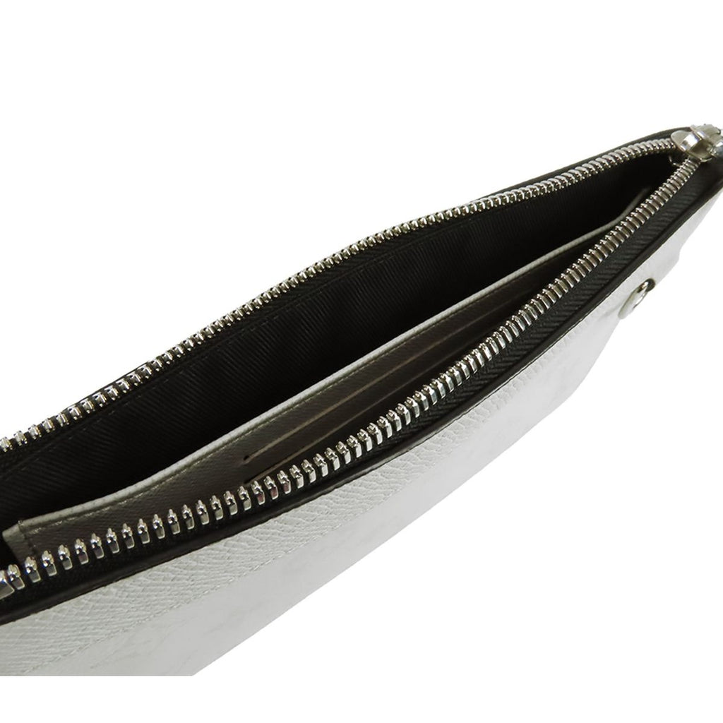 Louis Vuitton Pochette Discovery PM Antarctica Taigarama Pouch Monogram Clutch — view 4