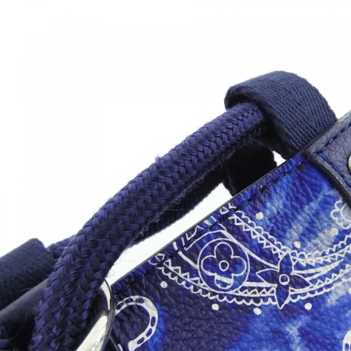 Louis Vuitton Monogram Bandana Randonne PM Shoulder Bag Bleu — view 4