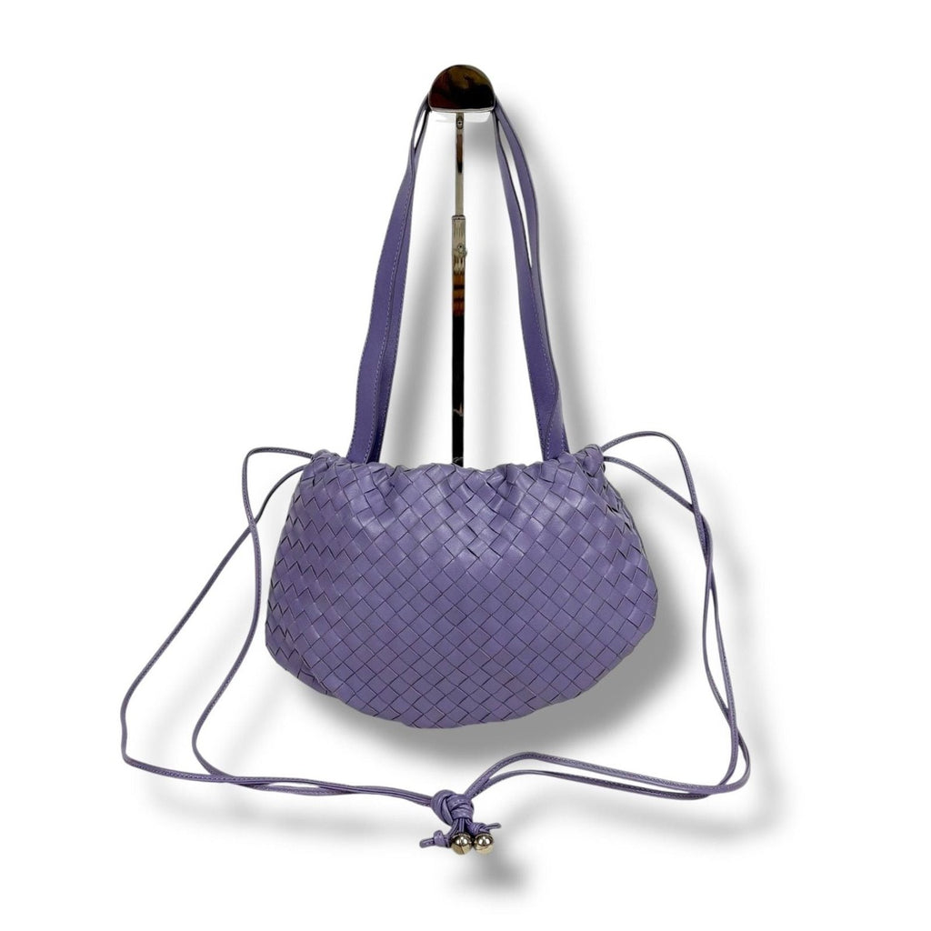Bottega Veneta Intrecciato Mini the Valve Drawst Sling Bag Drawstring Crossbody