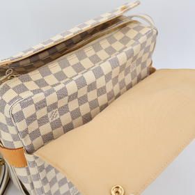 Louis Vuitton Damier Azur Naviglio Shoulder Bag — view 6