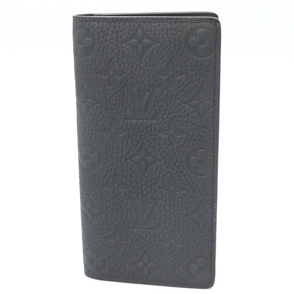 Louis Vuitton Black Monogram Taurillon Leather Portefeuille Blazer Long