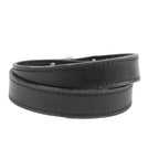 Hermes Kelly Double Tour Black Silver Swift Guilloche Bracelet — view 4