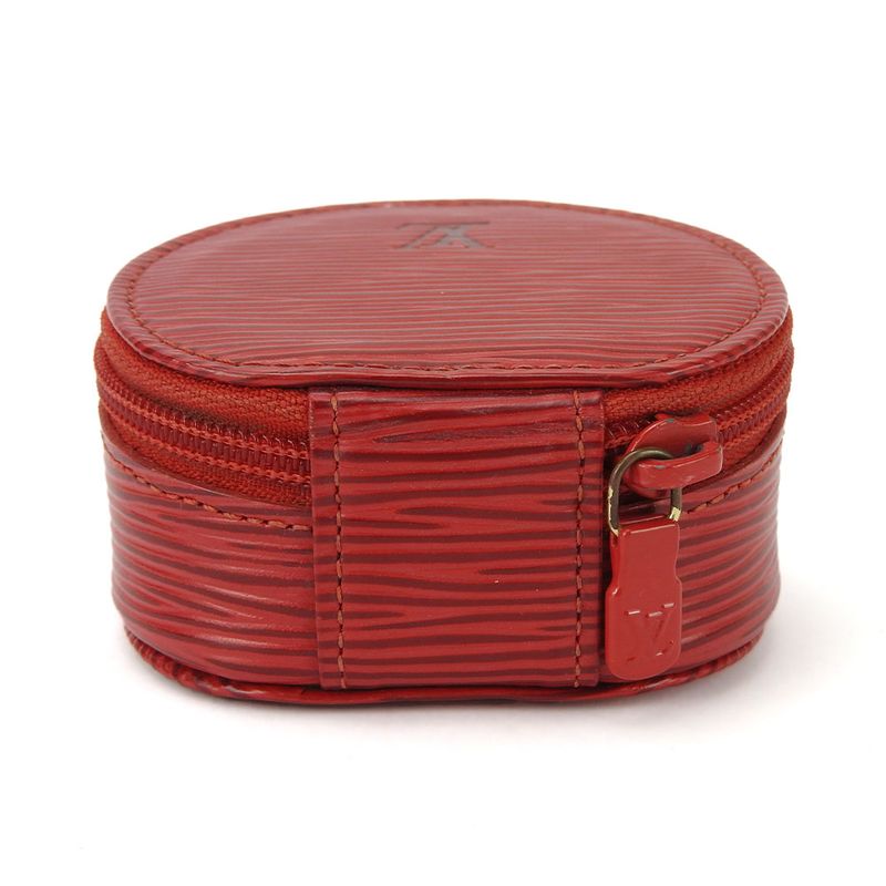 Louis Vuitton Accessory Pouch Eclan Bijoux Epi Leather Castilian Red — view 3