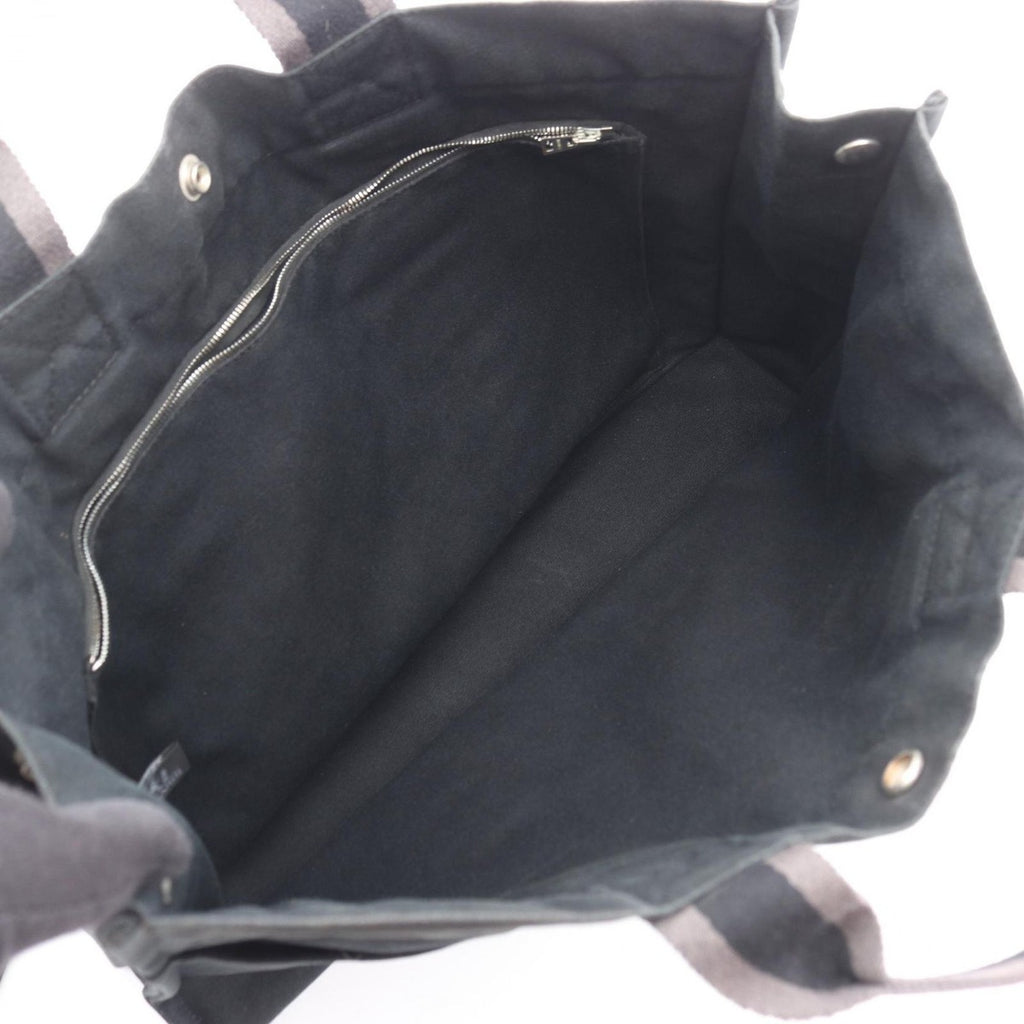 Hermes Tote Fourre Tout MM Black Canvas — view 3