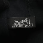 Hermes Tote Fourre Tout MM Black Canvas — view 4