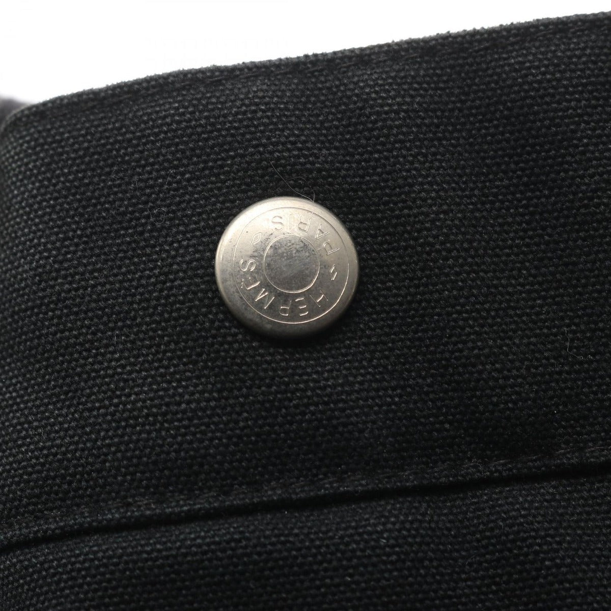 Hermes Tote Fourre Tout MM Black Canvas — view 6
