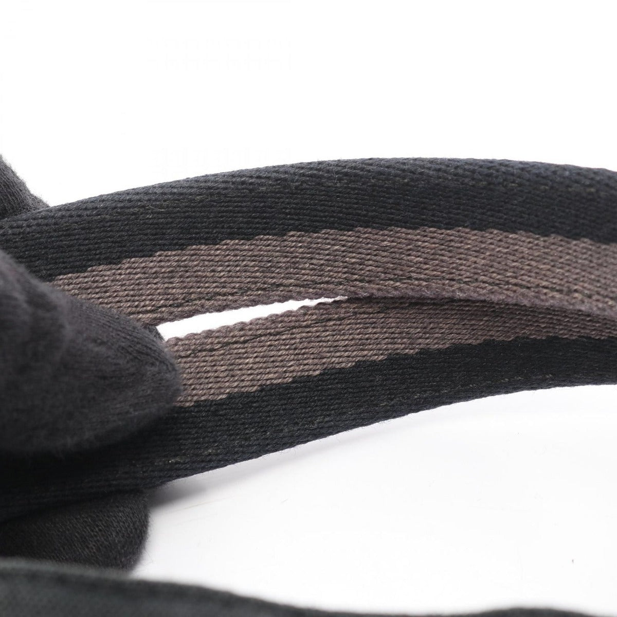 Hermes Tote Fourre Tout MM Black Canvas — view 7