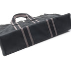 Hermes Tote Fourre Tout MM Black Canvas — view 8