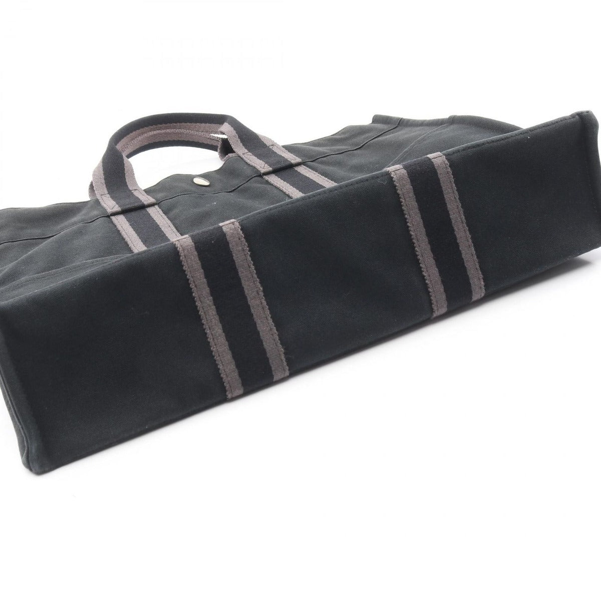 Hermes Tote Fourre Tout MM Black Canvas — view 8