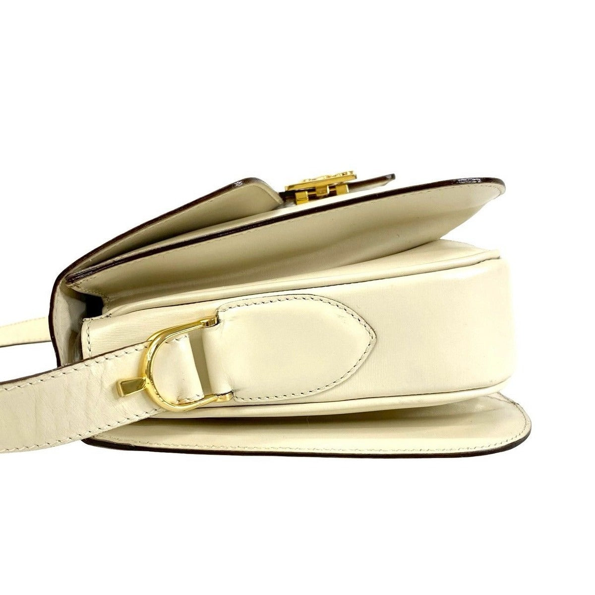 Celine Vintage Carriage Leather Shoulder Bag — view 5