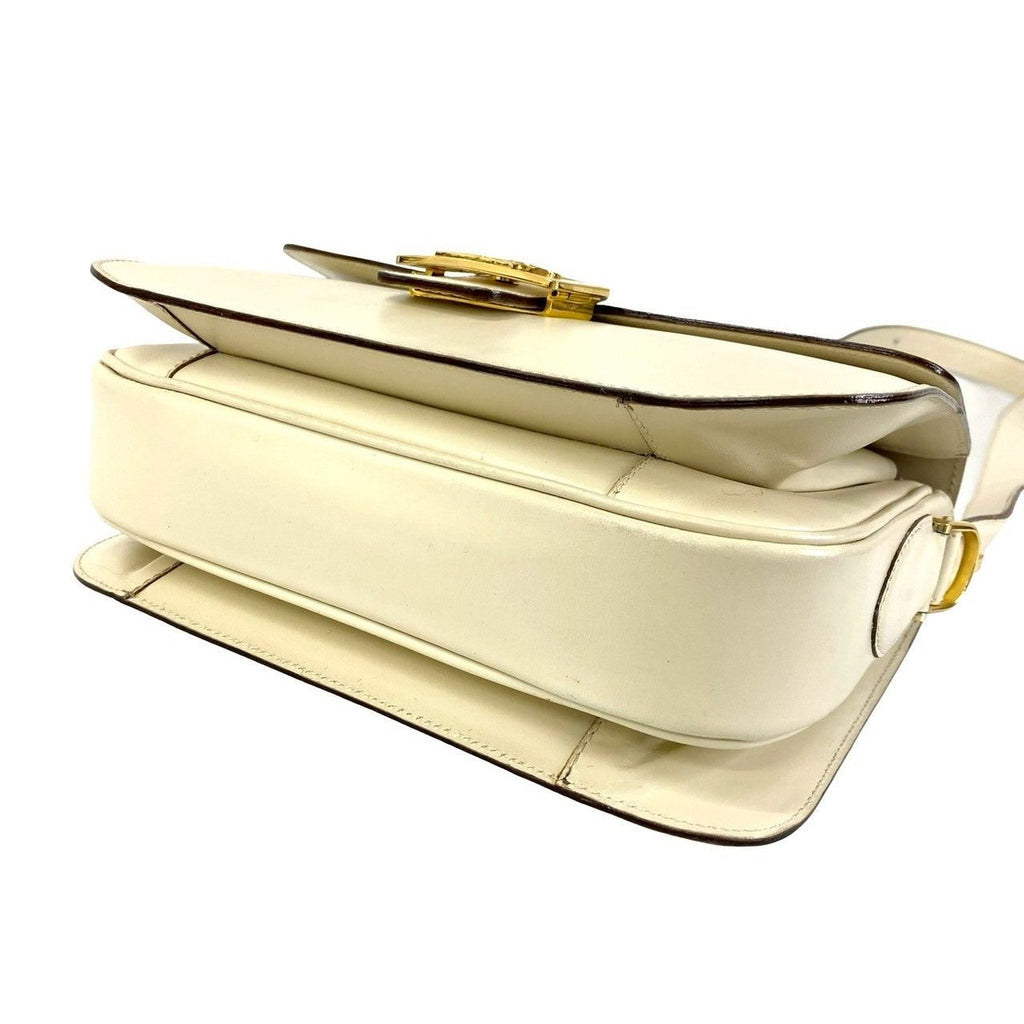 Celine Vintage Carriage Leather Shoulder Bag — view 8