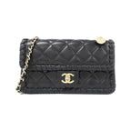 Chanel Chain Clutch Gold