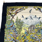 Hermes Carre 90 Scarf Silk Sichuan Black Box — view 3