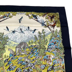 Hermes Carre 90 Scarf Silk Sichuan Black Box — view 4