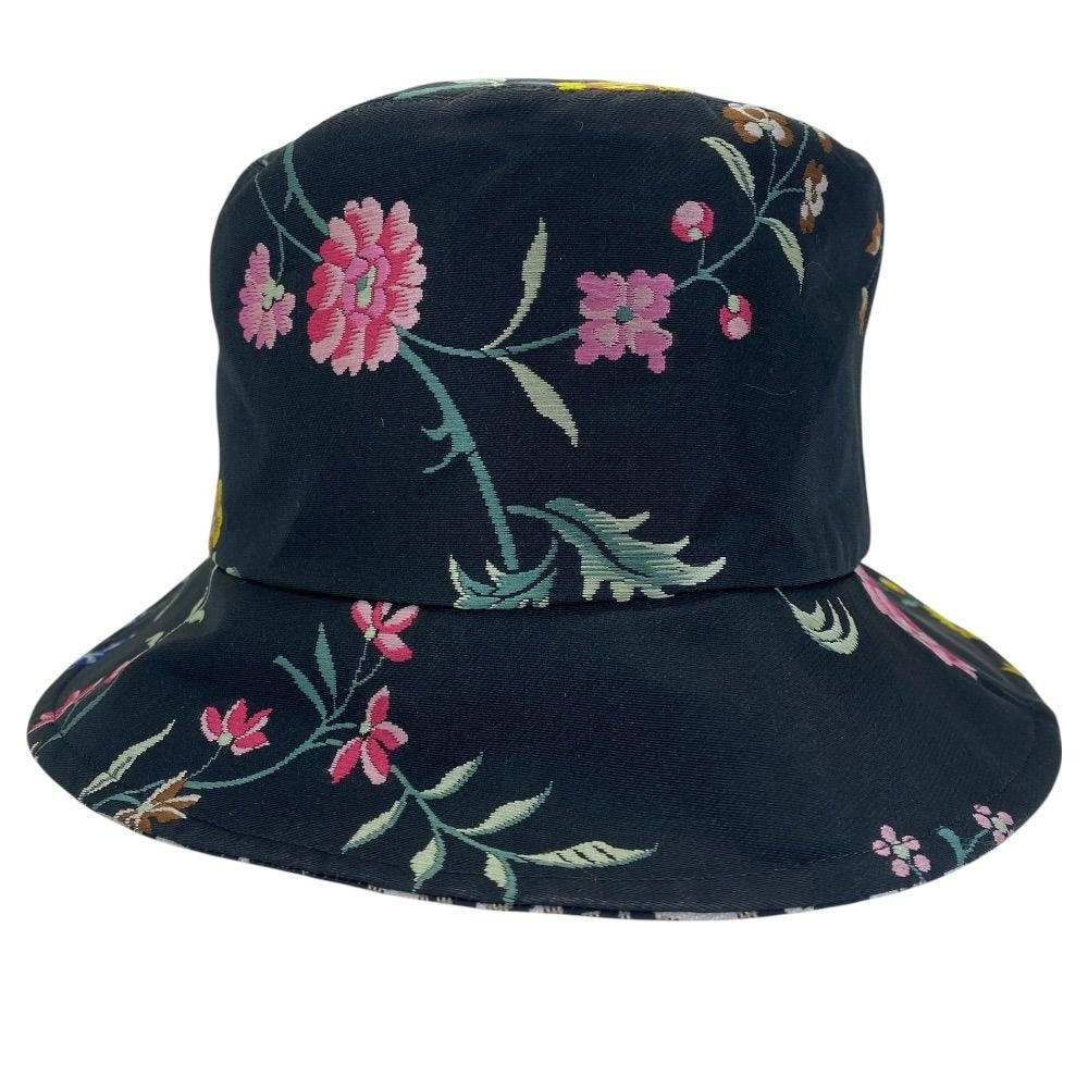 Dior Teddy-D Oblique Trotter Bucket Hat Reversible Black Gray Multicolor